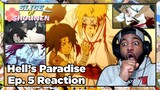 Hell's Paradise Episode 5 Reaction | NURUGAI FINALLY MAKES IT TO THE ISLAND!!!