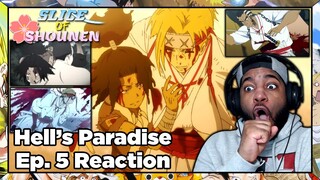 Hell's Paradise Episode 5 Reaction | NURUGAI FINALLY MAKES IT TO THE ISLAND!!!