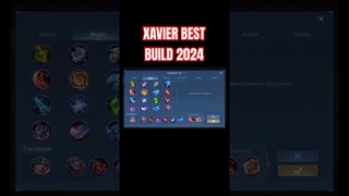 Xavier Best Build 2024 (Part 2) #shorts #mlbb