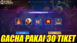 GACHA PAKAI 30 TIKET GRATIS DI EVENT URBAN EXORCIST BISA DAPAT APA ? - MOBILE LEGENDS