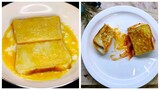 One pan egg toast | Korean style french toast แซนวิชไข่เบคอนสไตล์เกาหลี