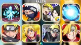 naruto games evolution on mobile ( ios , android )