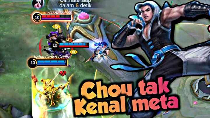 Ternyata gw masih bisa pake chou!? auto lock mage + marksman - Mobile Legends