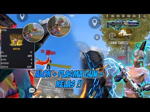 PLASMA GOD !! SOLO SQUAD PAKE PLASMA KILL 17 HEADSHOT 11 NO GUN SKIN🔥
