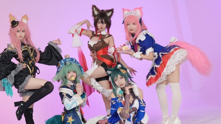 This is a tasteful video｜Five Foxes｜Catwalking·AOA[in Anime Club]