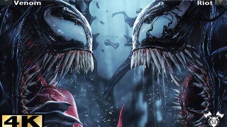 【4K】毒液VS暴乱 打败他有多大概率，四舍五入等于没有吧~