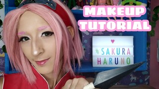 ⭐SAKURA HARUNO COSPLAY MAKEUP TUTORIAL NARUTO⭐