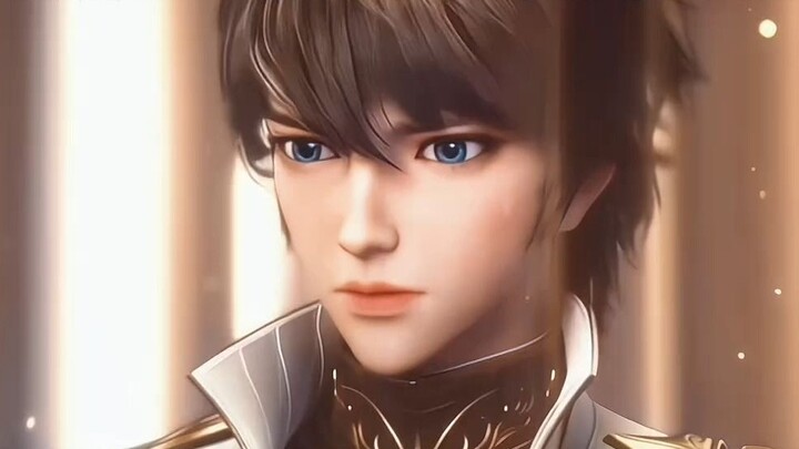 Long Haochen inherited his grandfather's blue eyes