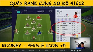 Quẩy rank với Rooney - Persie ICON +5 team MU chất lượng sơ đồ 41212