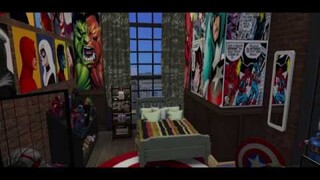 Industrial Apartment: Comics X Tumblr Style - TS4 [SPEED BUILD]