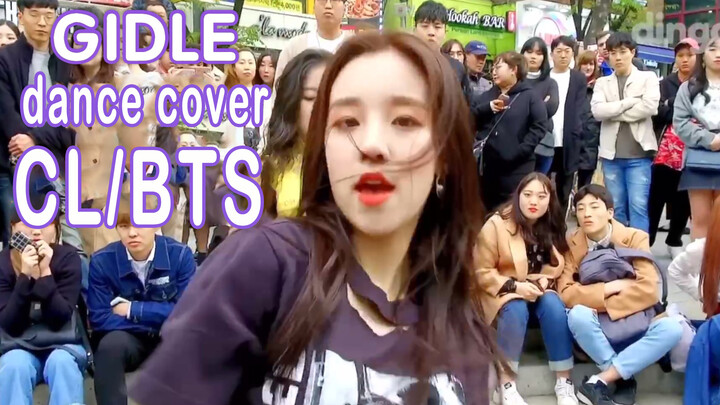 [K-POP] (G)I-DLE Pre-Debut Street Performance | Dance Cover CL/BTS