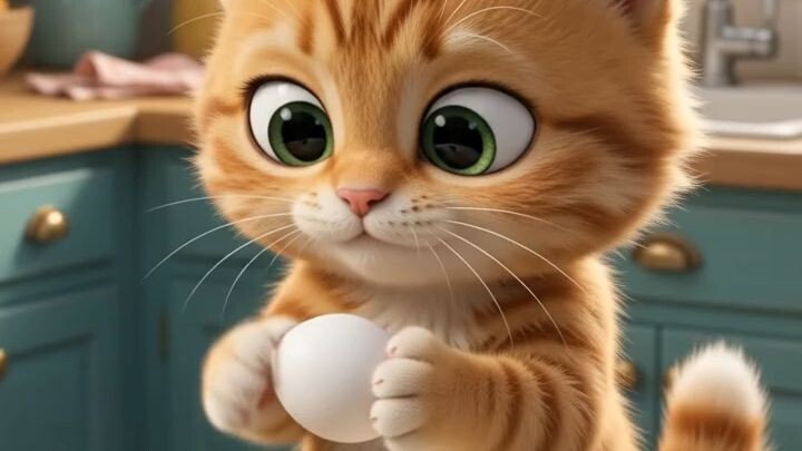 🐱 The Little Cat's Sweetest Moment ❤️ | Cute AI Cartoon Story