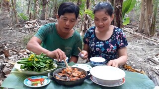 Làm Lại Chòi Vịt Cùng Với Bữa Cơm Ngon Ngoài Vườn Sau Một Ngày Làm Việc| TKQ 561