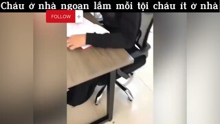 Cháu ở nhà ngoan lắm😂😂😂