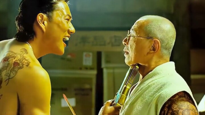 The tattoo artist accidentally pierced the dragon's eye, and the furious crime boss pulled a gun fro