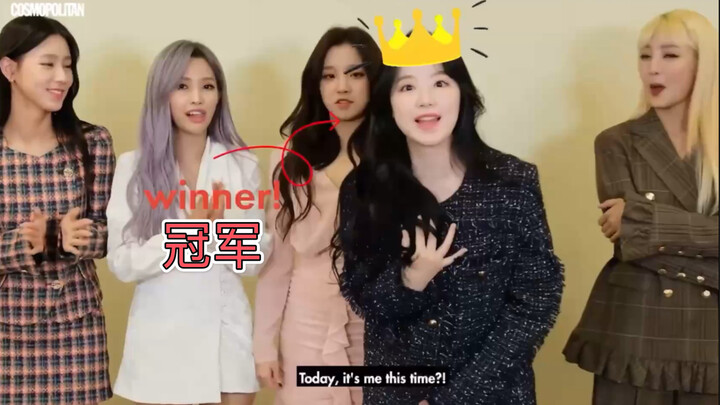 【中字】(G)I-DLE队内tiktok舞蹈挑战cut，这次第一是舒华！