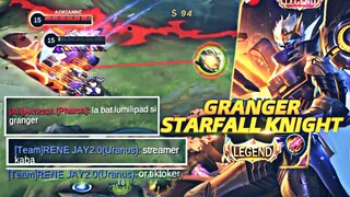 Granger New LEGEND Skin|StarFall Knight is the newest Legend skin|MLBB