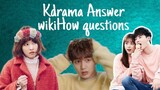 Kdrama answers wikiHow questions (gone wrong)
