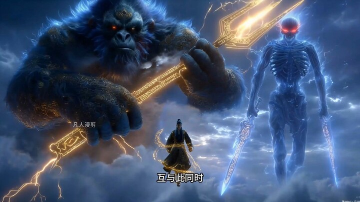 Hàn Lập liều mình đối đầu với Hô Lão Ma để cứu Tử Linh