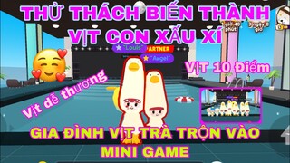 PLAY TOGETHER | THỬ THÁCH BIẾN HÌNH VỊT CON XẤU XÍ TRÀ TRỘN MINI GAME