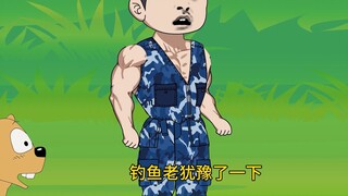 The big black snake opened its mouth and sucked the burning fire into its mouth