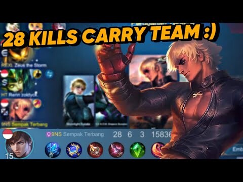 28 KILLS GUSION CARRY TEAM?! GUSION HYPER IS BACK!!