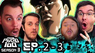 Mob Psycho 100 Season 3 Episode 2 - 3 Group REACTION | Getting Carried Away