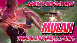 Mulan Tutorial and Complete Guide | Combos Explained | Honor of Kings Global | Build and Arcana