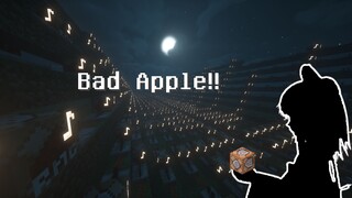 Hãy chắc chắn để xem nó! Bản nhạc redstone gây sốc nhất toàn đài B ~ Bad Apple! ! (bản nhạc đen)