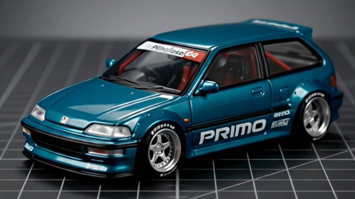 unboxing diecast 1:64 honda civic [ai], follow me on ig @labofase