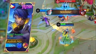 Aamon Upcoming New Starlight Skin Cyber Assasin Savage Gameplay | Mobile Legends: Bang Bang