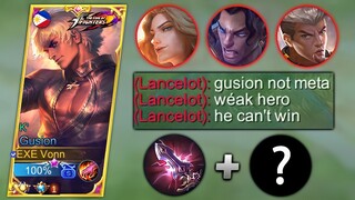 HOW TO DESTROY META HEROES USING GUSION? Underrated Gusion vs Meta Heroes