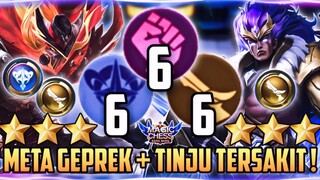 META 2 HYPER GEPREK + TINJU TERSAKIT ! COMBO MAGIC CHESS TERBARU 2022