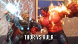 Thor vs Red Hulk (STOP MOTION)