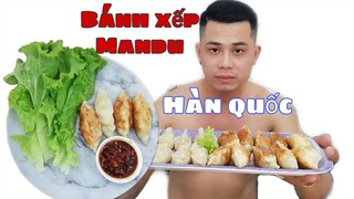 bánh xếp mandu, món ăn ngon hàn quốc thơm ngon khó cưỡng l 366 ngày hạnh phúc vlogs.