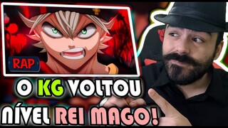 REACT - Rap do Asta (Black Clover) - AINDA NÃO | @KG Raps (Prod.WB Beats)
