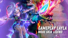 Nyobain skin Layla Legend eh hoki malah ketemu musuh oleng 🤣