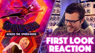 SPIDER-MAN: ACROSS THE SPIDER-VERSE (PART ONE) First Look Reaction