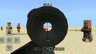 Battlecraft 1.0 3D Guns ADDON in Minecraft PE