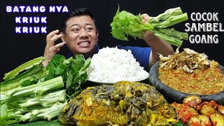 MAKAN BESAR ⁉️ SATU KILO PEPES IKAN MAS JENGKOL BALADO LALAPAN BATANG PEPAYA MENTAH SAMBEL GOANG