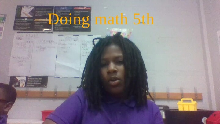 Doing math at school