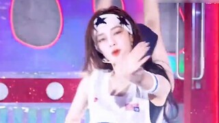 Anglebaby headband style Yang Ying x Jin Minjung aespa girl group dance spicy horizontal screen vert