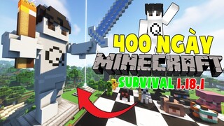 400 NGÀY MINECRAFT 1.18 _ ĐỊA HÌNH SIÊU HIẾM, KIM CƯƠNG, THÁM HIỂM HANG ĐỘNG, TƯỢNG KHỔNG LỒ