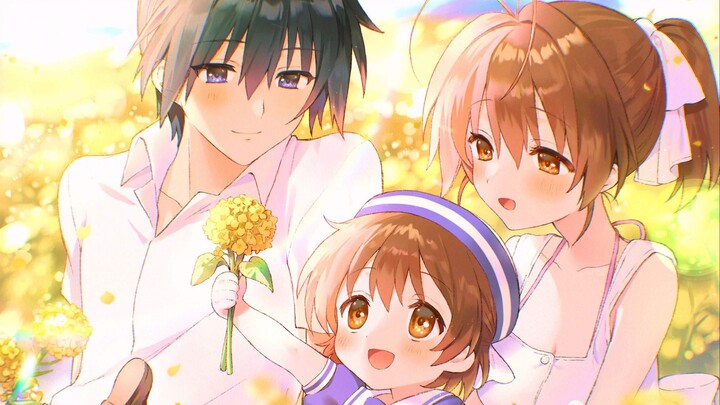 [Anime] [CLANNAD] Tomoya's Beloved Nagisa & Ushio