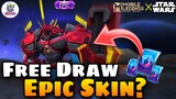 How to get FREE Epic Skin with STARWARS Free Draw Tokens? | Mobile Legends STARWARS