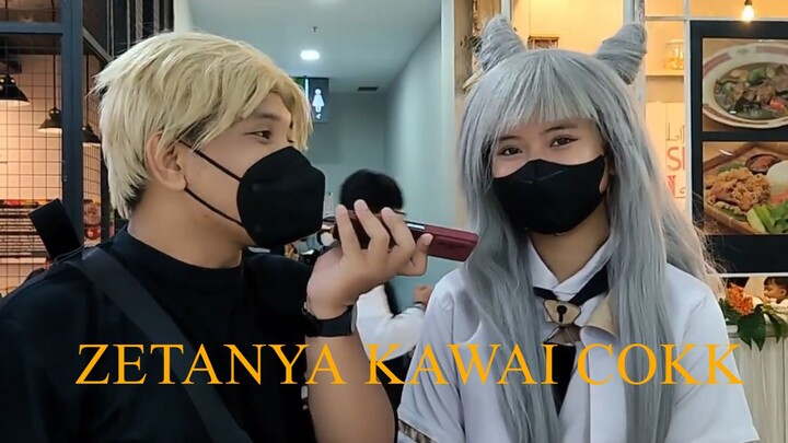 AHHHH... JANGAN DONG....? ZETA DIDUNIA NYATA MELAMAR COSPLAYER YULIUS ALVIANO