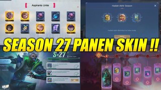 GACHA ASPIRANTS PHASE 2 & PANEN BANYAK SKIN DI SEASON 27!! | MOBILE LEGENDS