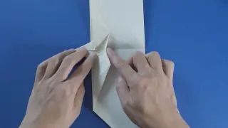 [Original paper airplane] A flapping paper airplane that flaps its wings, the gray harrier glider