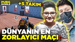 5 TAKIM ÜZERİMİZE RUSH'LADI !! 🤯 BÖYLE FİGHT YOK Pubg Mobile