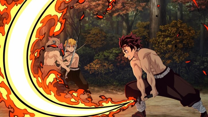 Turns out, the higher Tanjiro’s body temperature is, the easier it is for him to chain multiple Sun 